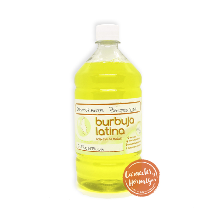 Imagen ilustrativa de Desodorante para pisos Citronela "Burbuja Latina" 950mL