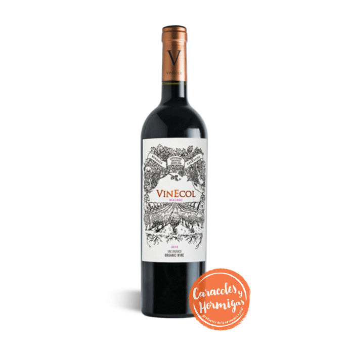 Imagen ilustrativa de Vino Orgánico Malbec "Vinecol" 750ml