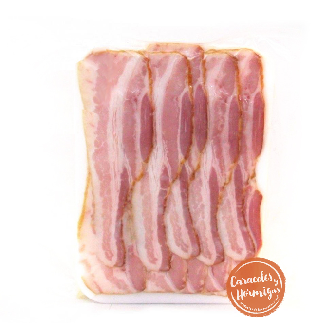 Imagen ilustrativa de Panceta Ahumada con Cuero feteada "Torgelon 58" bandeja 150g