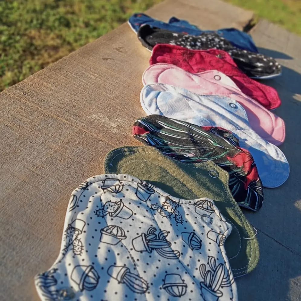 Imagen ilustrativa de toallitas menstruales de tela